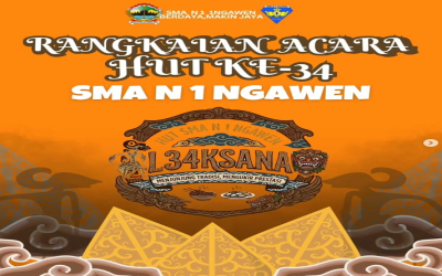 Agenda peringatan L34KSANA HUT Ke-34 SMA N 1 Ngawen.